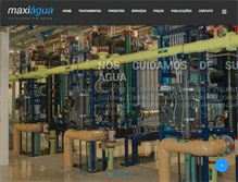 Tablet Screenshot of maxiagua.com